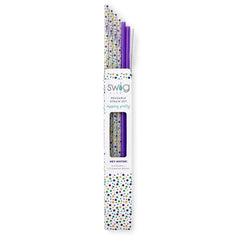 Hey Mister! + Purple Reusable Straw Set