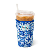 Indigo Tiles Medium Iced Cup Coolie
