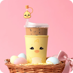 Spring Chick Medium Iced Cup Coolie