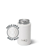 White Golf Ball Can + Bottle Cooler 12oz