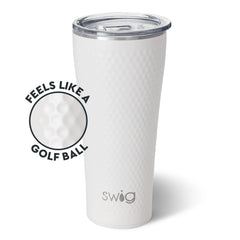 White Golf Ball Tumbler 32oz