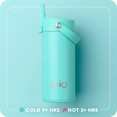 Hey Mister! Flip + Sip Slim Tumbler 12oz