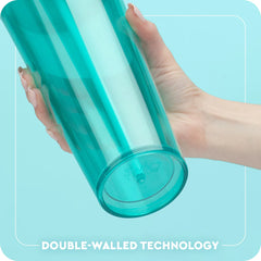Clover Crush Plastic Tumbler 24oz