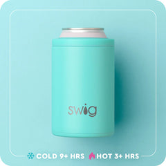 White Can + Bottle Cooler 12oz