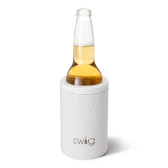 White Golf Ball Can + Bottle Cooler 12oz