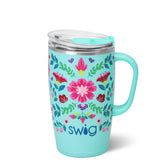 Flora Azul Travel Mug 18oz