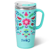 Flora Azul Travel Mug 22oz