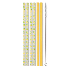 Lemon Meringue Reusable Straw Set