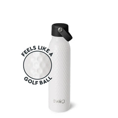 White Golf Ball Water Bottle 20oz