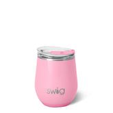 Shimmer Bubblegum Stemless Wine 12oz