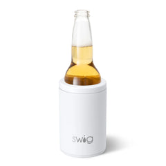 White Can + Bottle Cooler 12oz