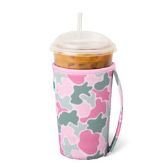 Blushing Camo Medium Iced Cup Coolie