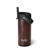 Bourbon Barrel Flip + Sip Slim Tumbler 12oz