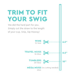Sea Swirl Straw Topper Set