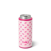 Flamingos Skinny Can Cooler 12oz