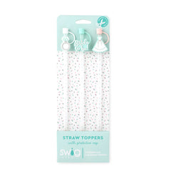 Bride to Be Straw Topper Set
