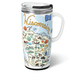 Wisconsin Travel Mug 22oz