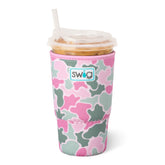 Blushing Camo Large Iced Cup Coolie