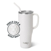 White Golf Ball Mega Mug 40oz