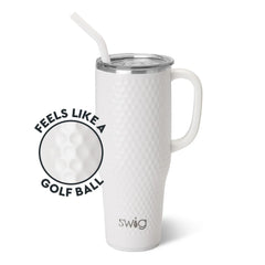 White Golf Ball Mega Mug 40oz