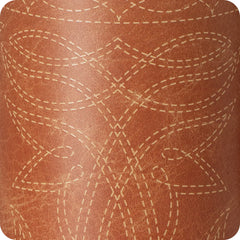 Saddle Stitch Cognac To-Go Tumbler 30oz
