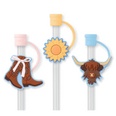 Cowgirl Coquette Straw Topper Set