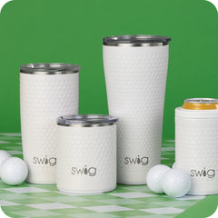 White Golf Ball Tumbler 32oz