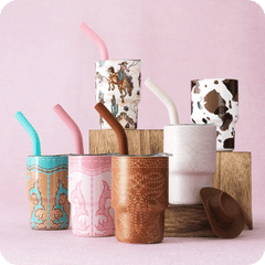 Boot Scootin' Turquoise Swig Shot 2oz
