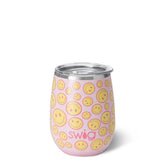 Oh Happy Day Stemless Wine 14oz