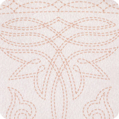 Saddle Stitch Cream Large Iced Cup Coolie