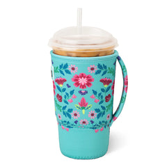Flora Azul Large Iced Cup Coolie