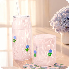 Hydrangeas Charm Glass 17oz