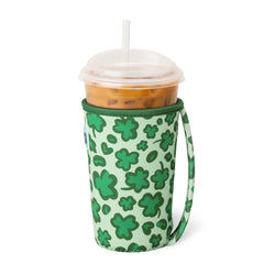 Lucky Leopard Medium Iced Cup Coolie