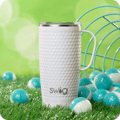 White Golf Ball Travel Mug 22oz