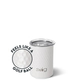 White Golf Ball Short Tumbler 12oz