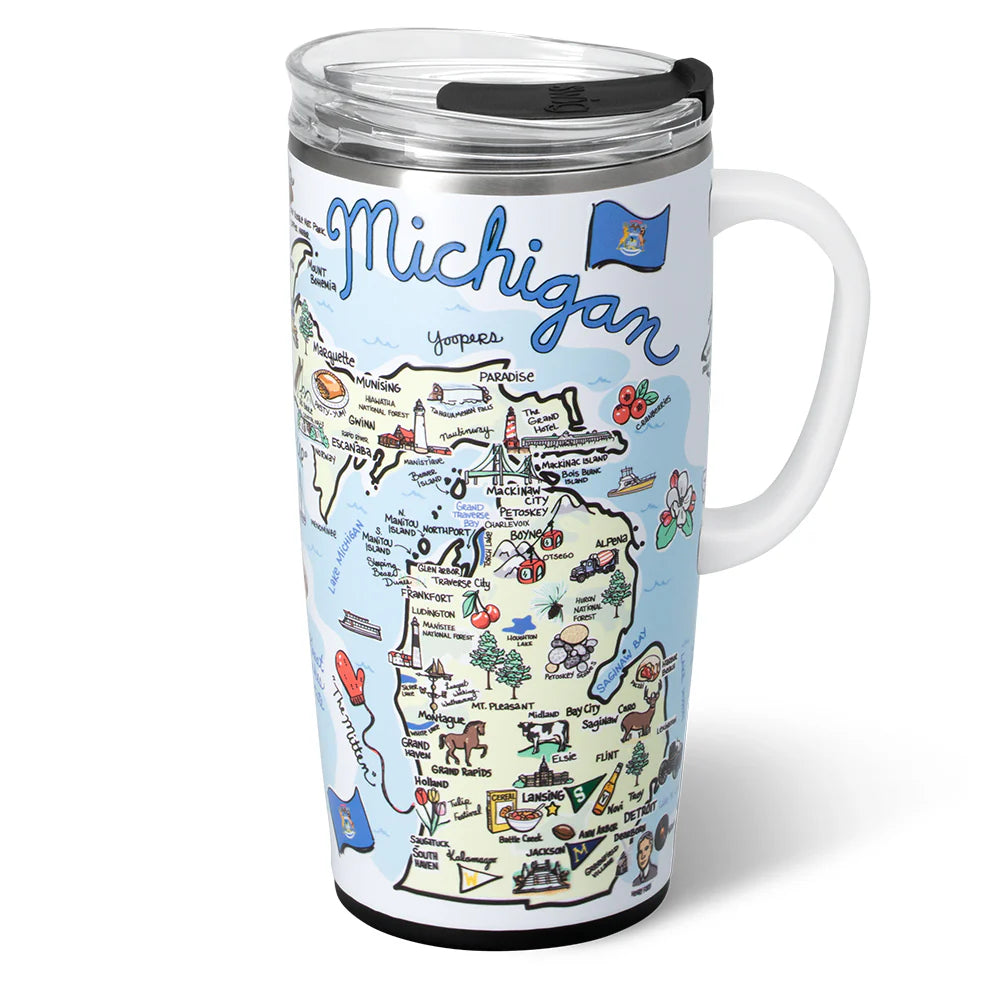 Michigan Travel Mug 22oz