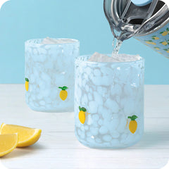 Lemon Meringue Charm Glass 17oz