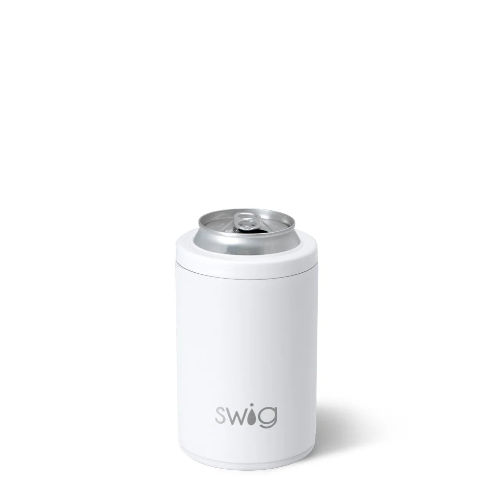 White Can + Bottle Cooler 12oz