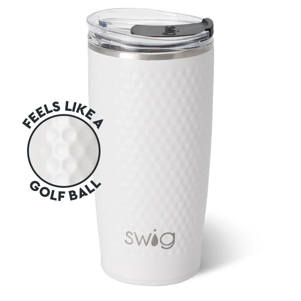 White Golf Ball Tumbler 22oz