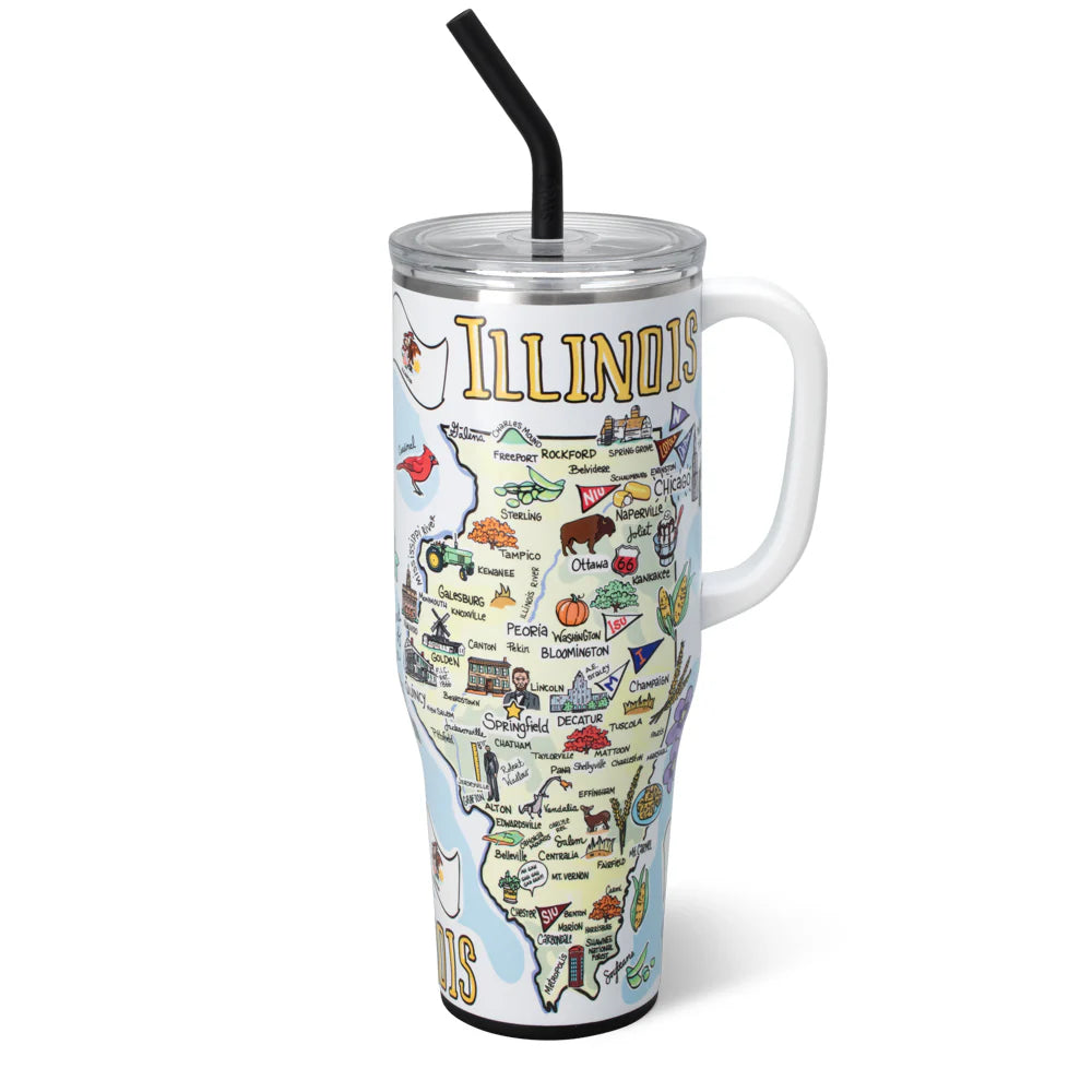 Illinois Mega Mug 40oz