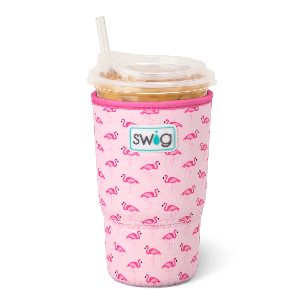Flamingos Large Iced Cup Coolie