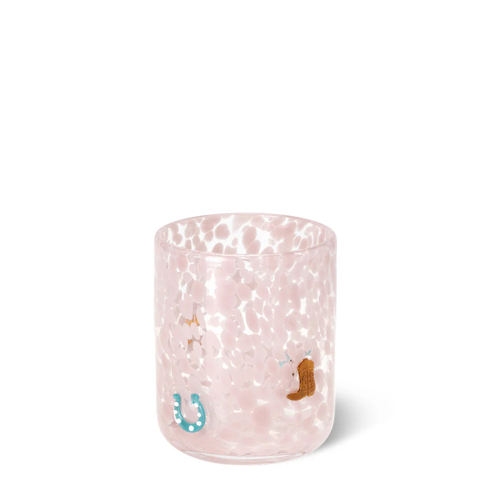 Giddy Up Charm Glass 17oz