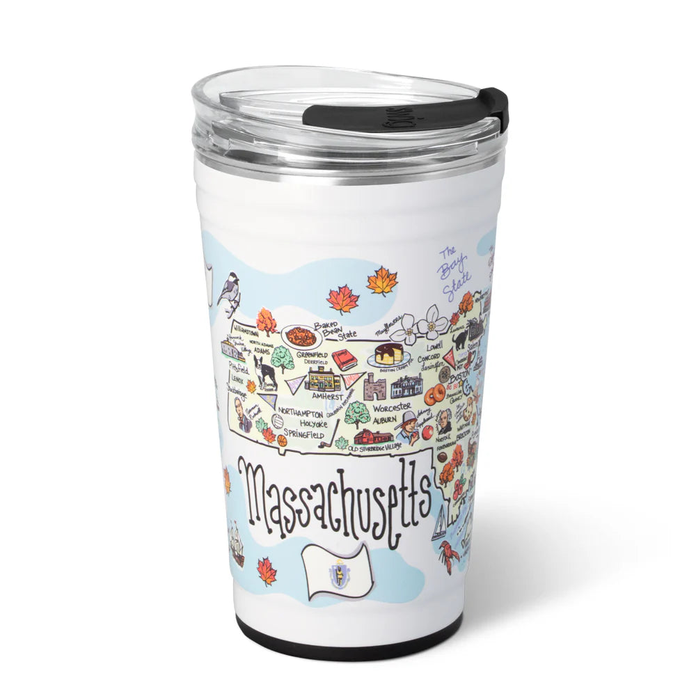 Massachusetts Party Cup 24oz