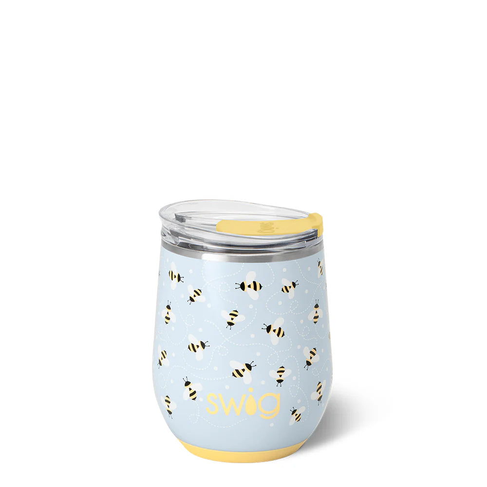 Busy Bee Stemless Wine 12oz