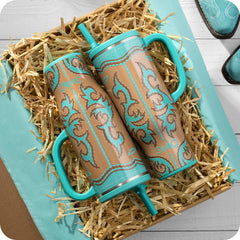 Boot Scootin' Turquoise Mega Mug 30oz