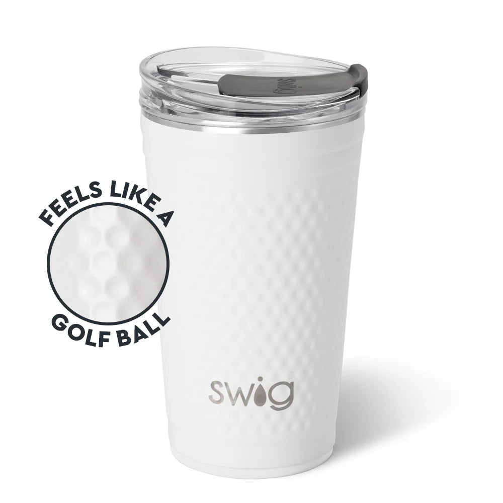 White Golf Ball Party Cup 24oz