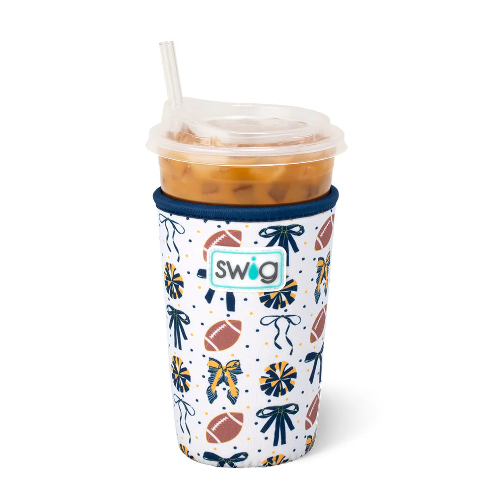 We've Got Spirit Navy + Yellow Medium Iced Cup Coolie