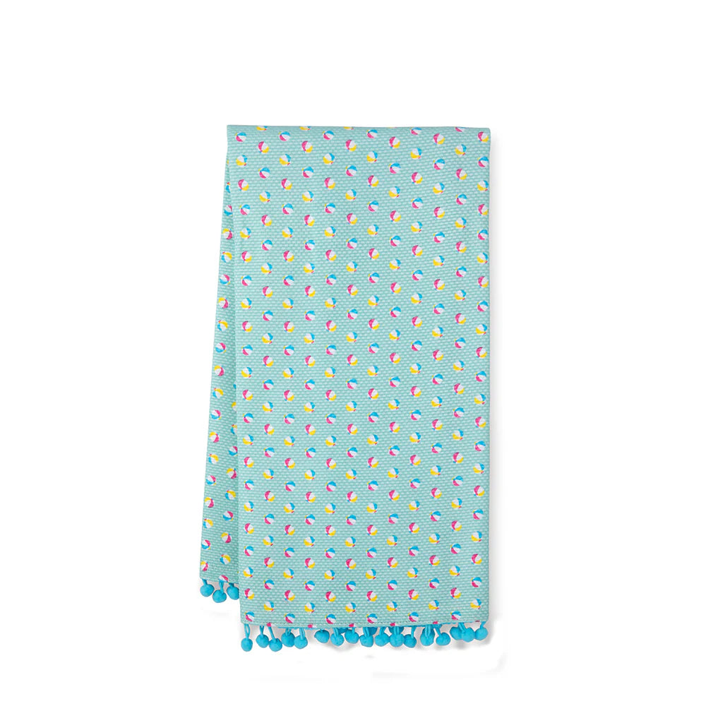 Beach Balls Tea Towel