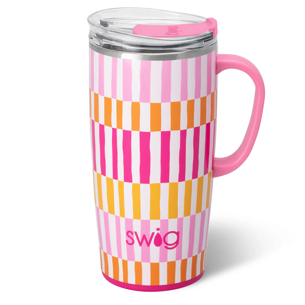 Sherbet Stripe Travel Mug 22oz