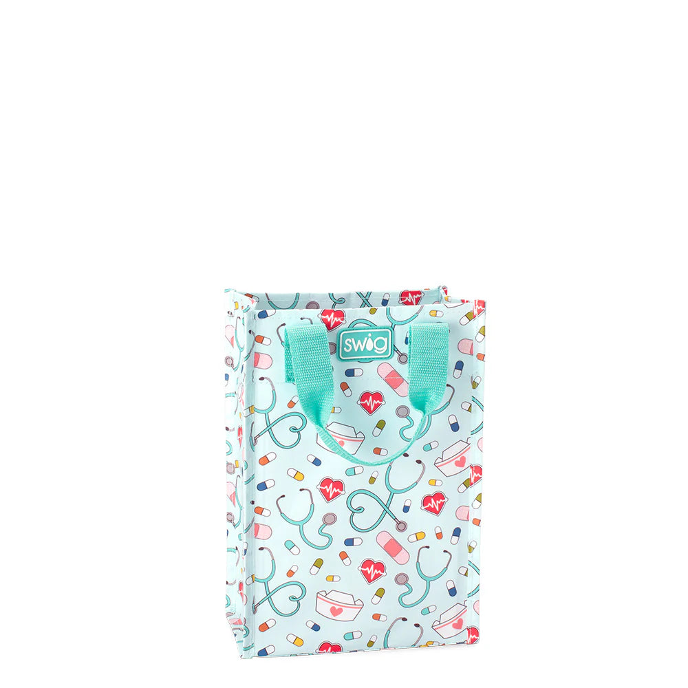 Scrub Life Tall Reusable Gift Bag
